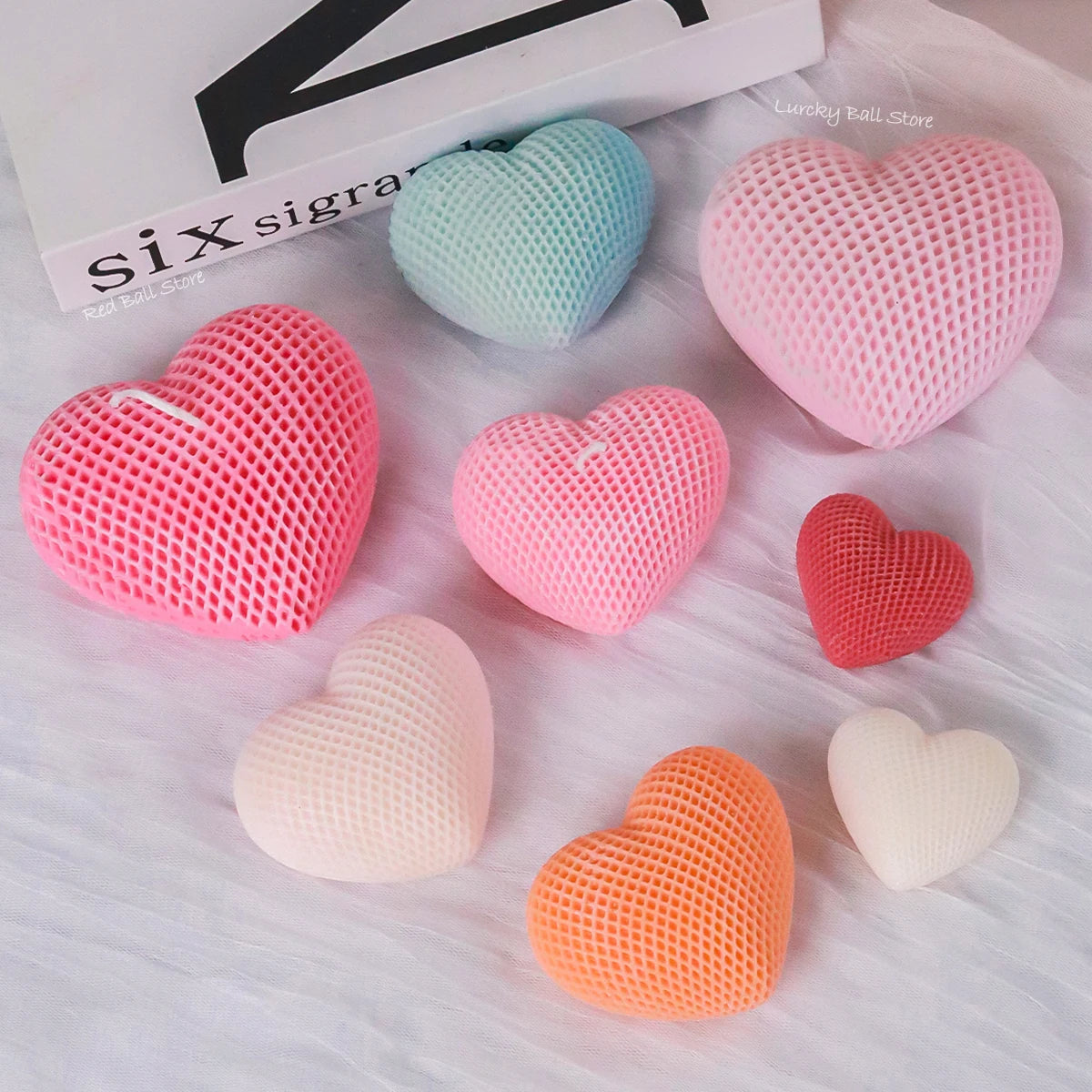 Silicone Mold Heart Soap Candle Home Decoration