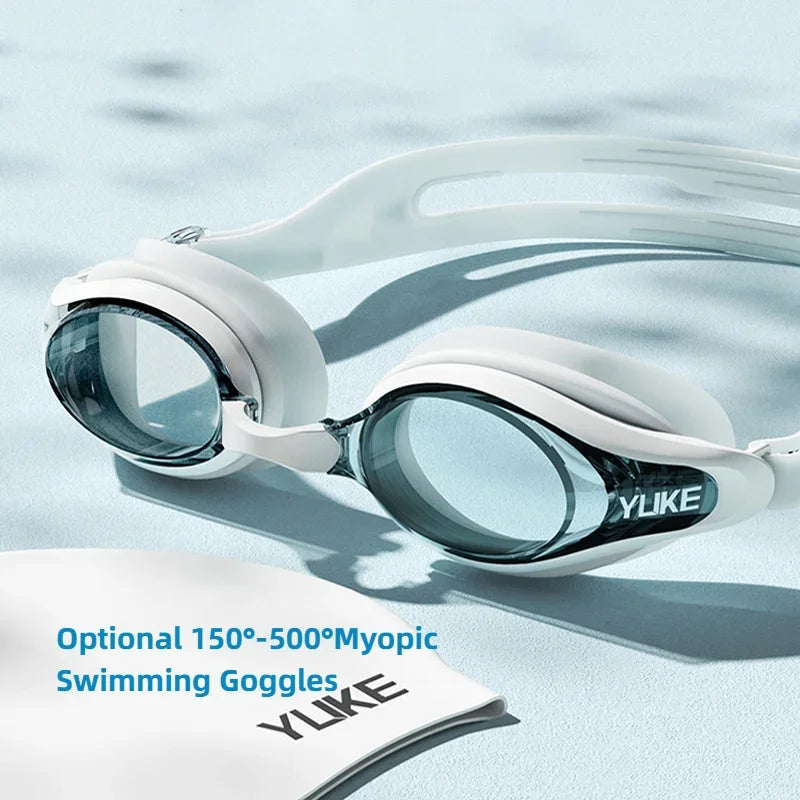 Lunettes de natation antibuée imperméables professionnelles