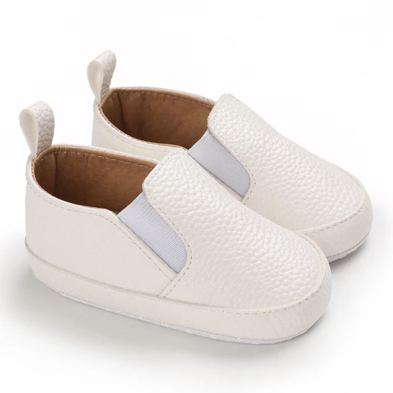 Mehrfarbige Baby-Sneaker aus PU-Leder mit weicher Sohle