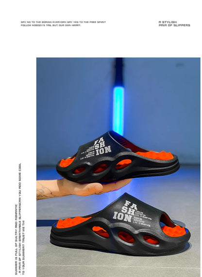 Tongs d'extérieur souples et antidérapantes pour hommes