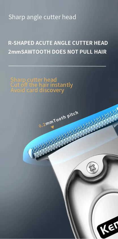 Tondeuse à cheveux rechargeable en métal pour animaux de compagnie