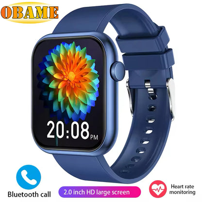 Men's Waterproof Touch Screen Bluetooth call Heart Watches