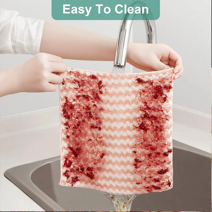 Double-Sided Fleece Dishcloths