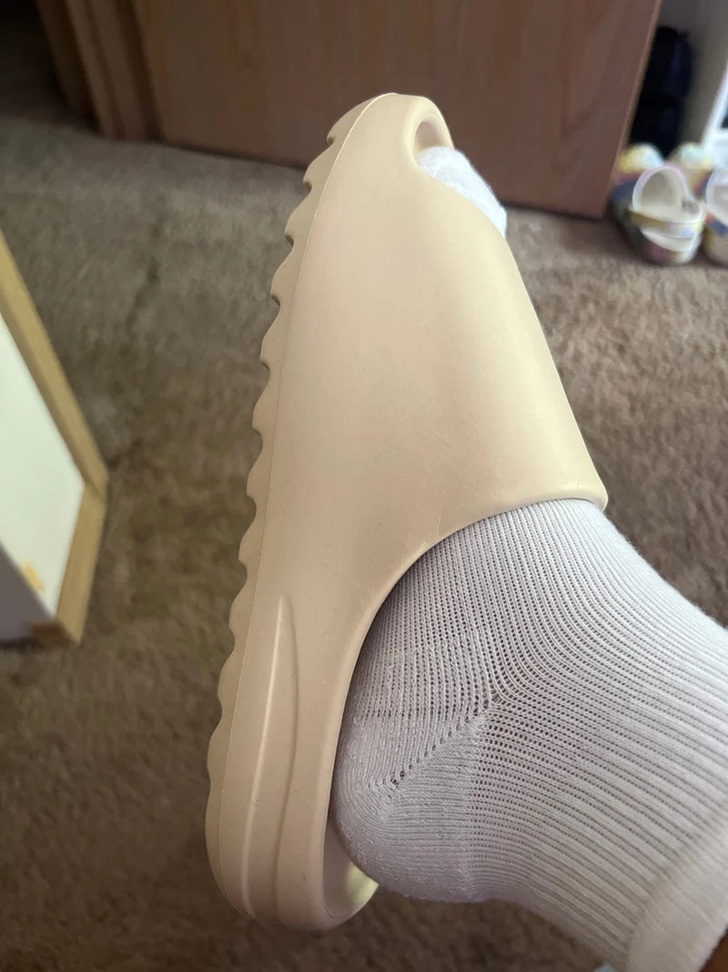 Men's Thick Platform Bathroom Slippers