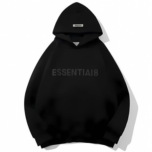 Men's Reflective Letter Printing Oversized Hoodies