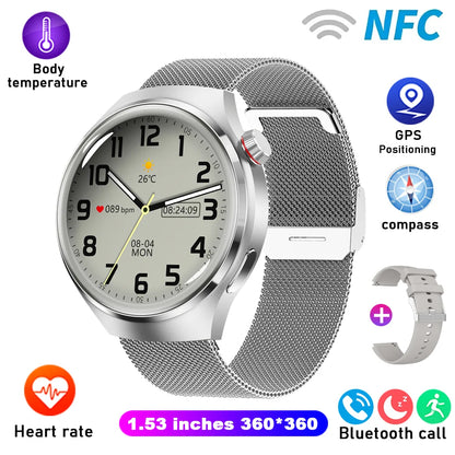 GT4 Sport Smart 1.5 IPS Display IP68 Bluetooth Call - Android Watch