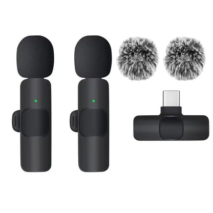 iPhone & Android Mini Wireless Lavalier Microphone