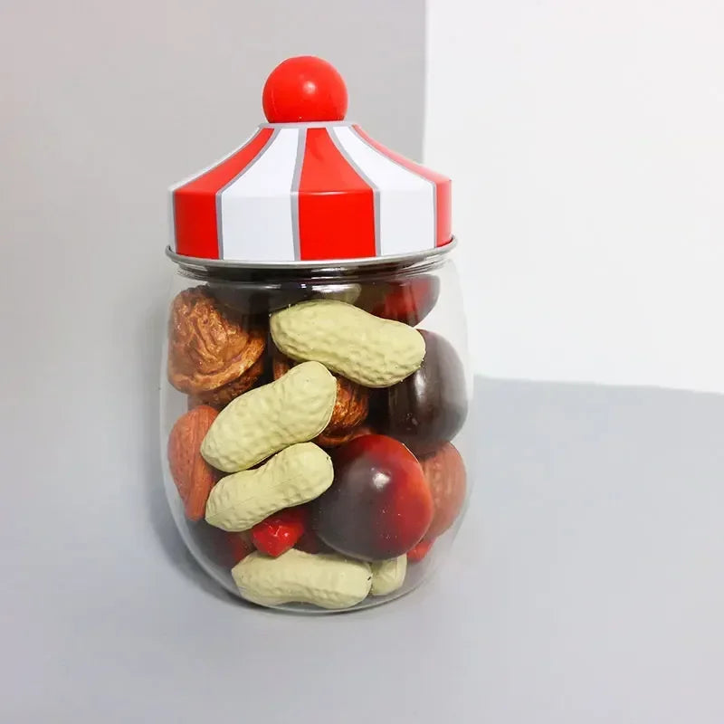 plastic storage jar
