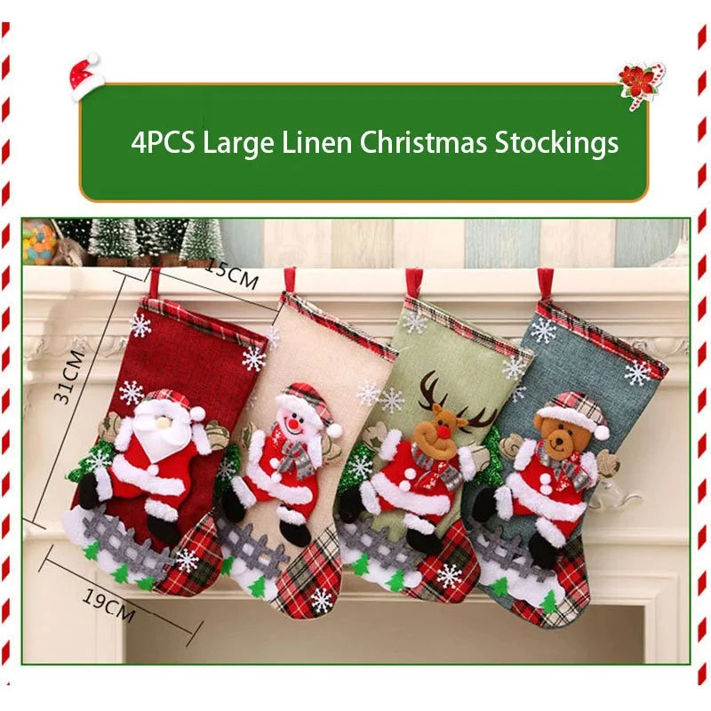 decorative christmas stockings
