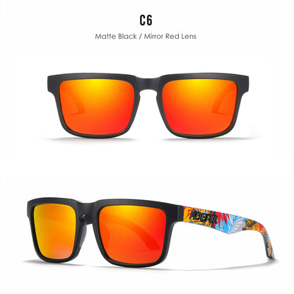 Lunettes de soleil de sport polarisées UV400 True Color pour la conduite, la pêche et la course à pied