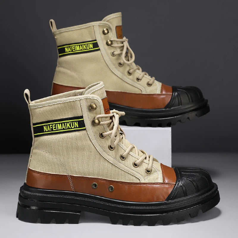 Men's High-Top Ankle Boots