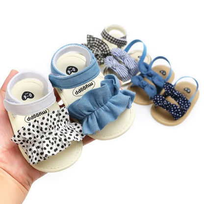 Soft Sole Anti-Slip Summer Girl's Bowknot Sandals