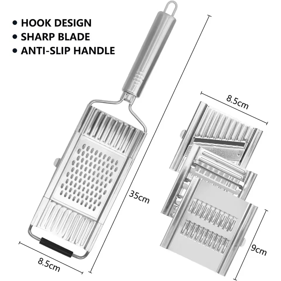 Stainless Steel Manual Vegetable Slicer With Handle