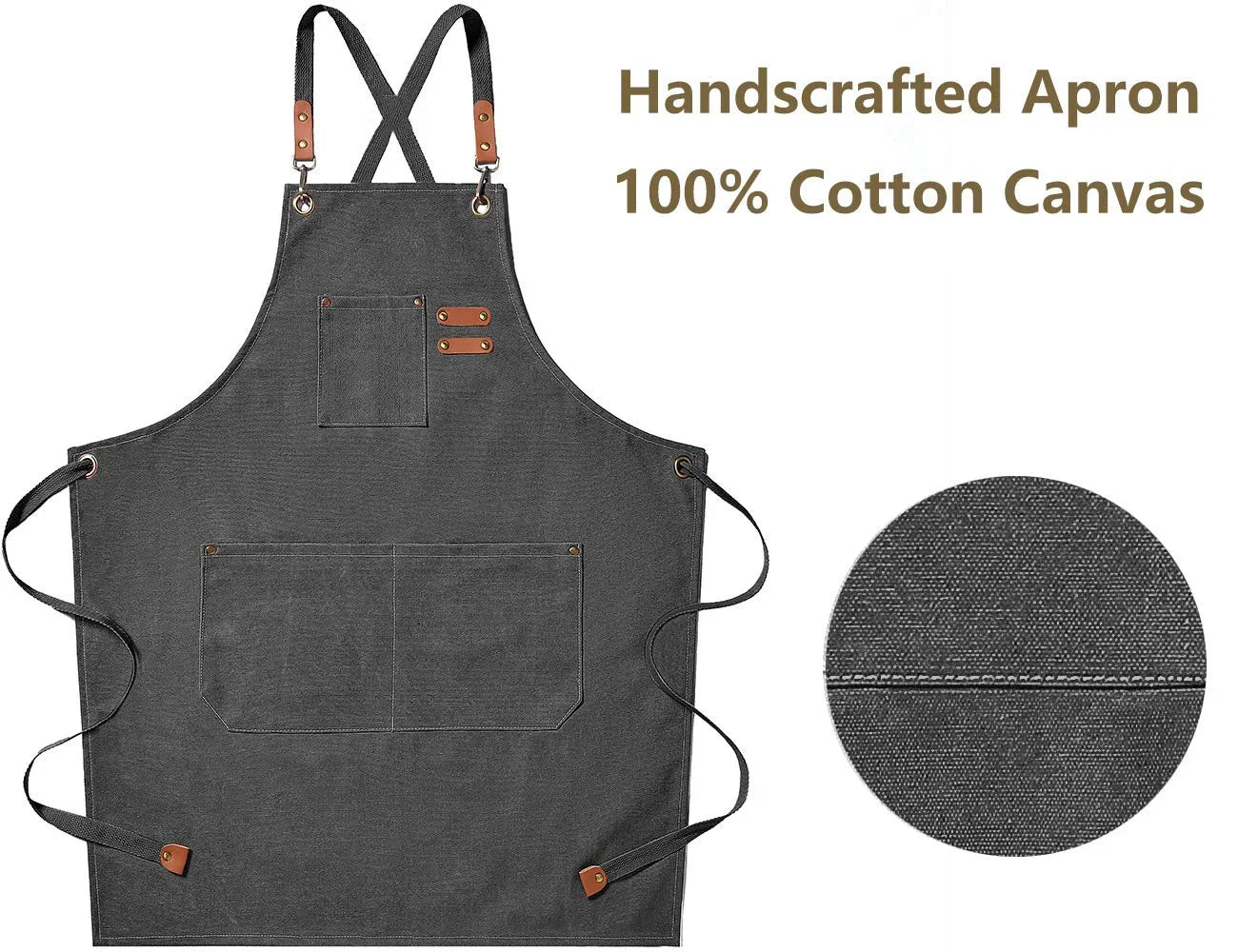 Unisex Canvas Kitchen Aprons