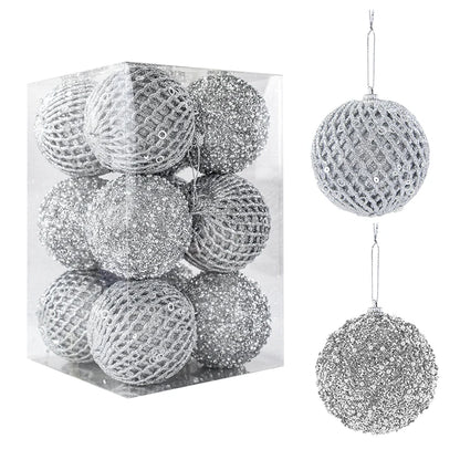 white christmas ornaments
