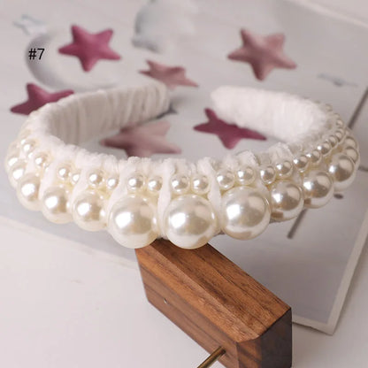 pearl hair bands