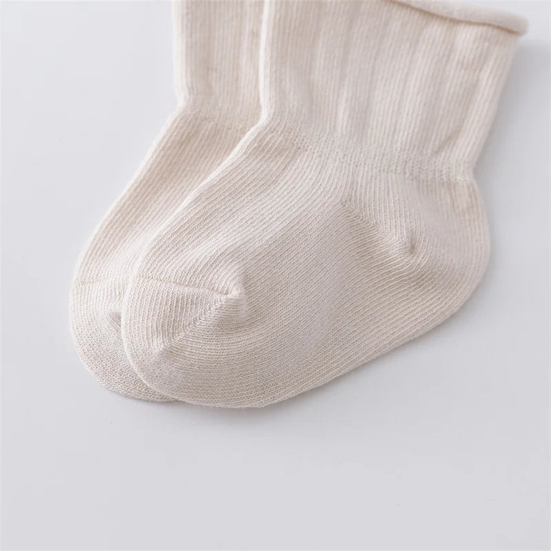 Chaussettes courtes pour bébé en tissu de coton