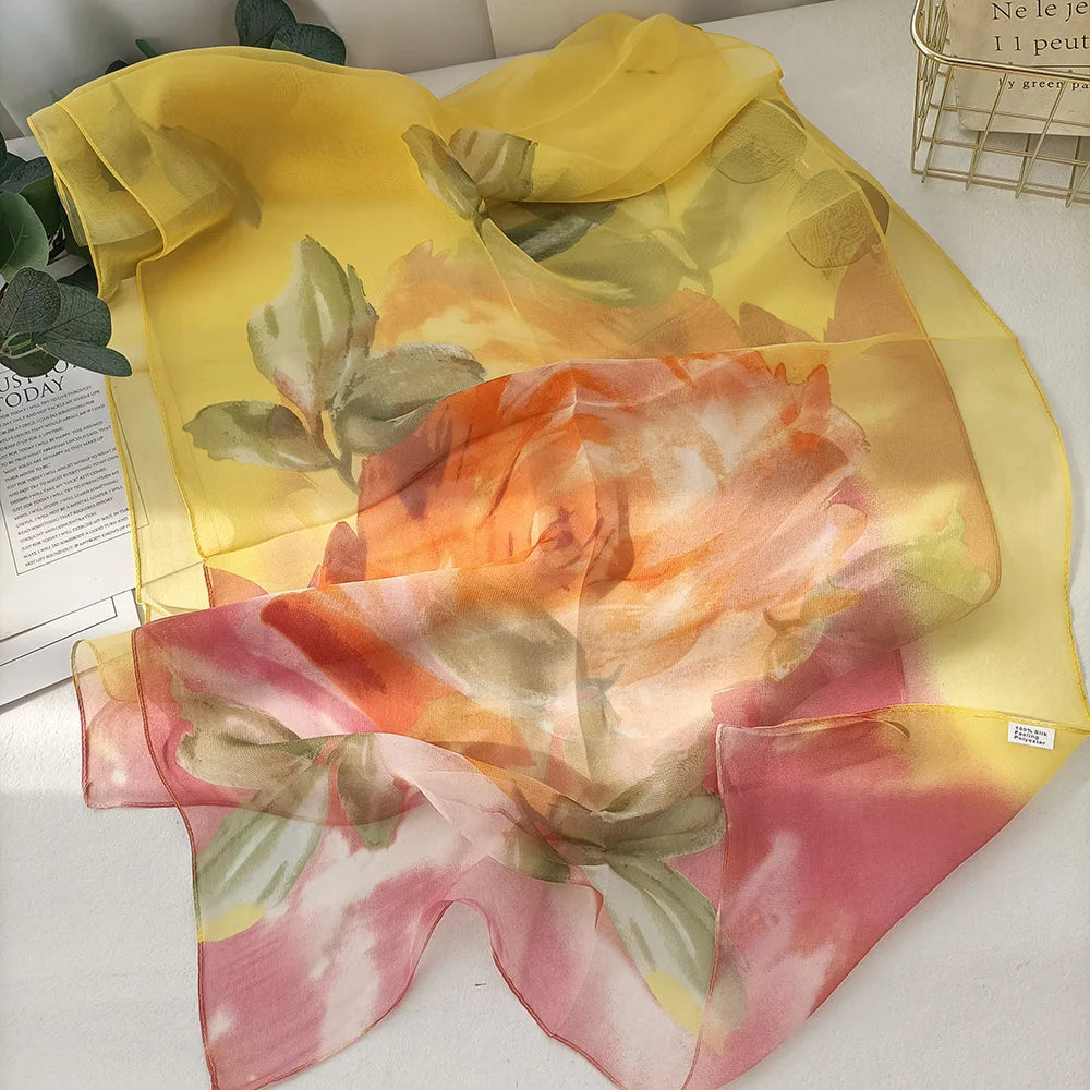 floral scarf