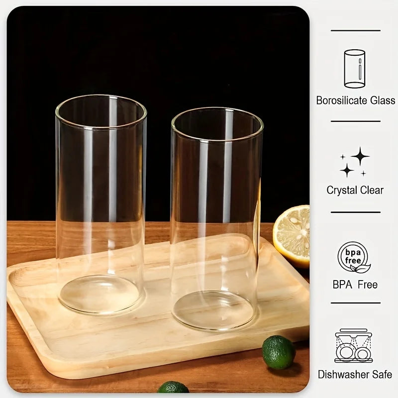 600 ml Trinkglas-Set aus Borosilikatglas