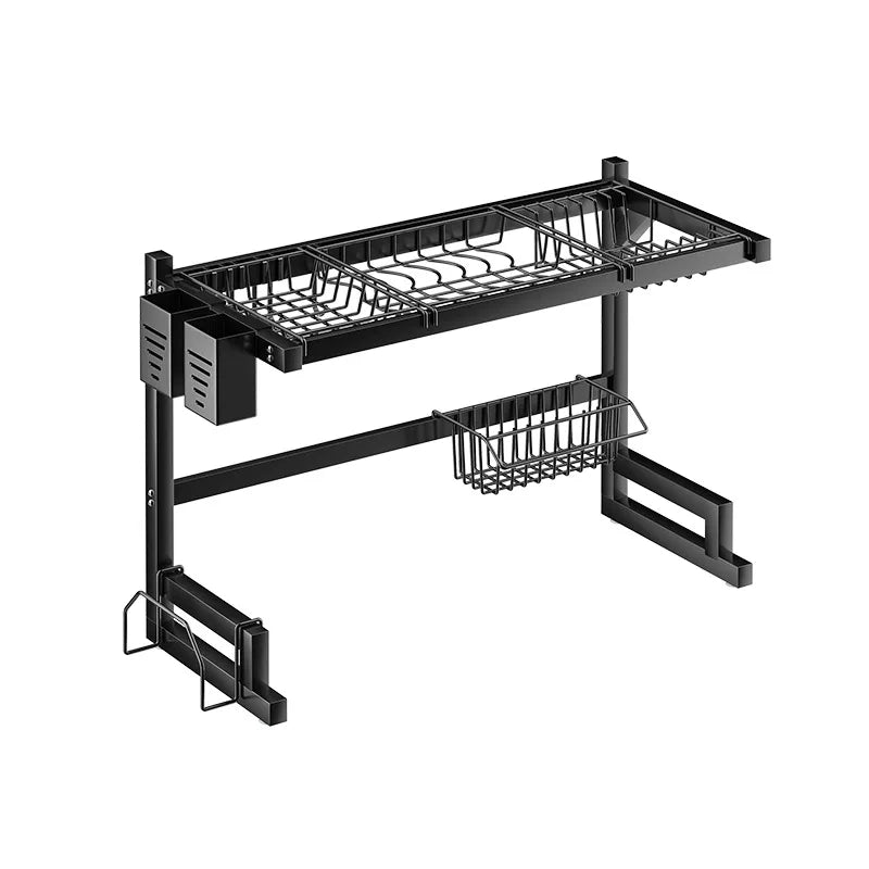 Adjustable Stainless Steel Over-Sink Dish Rack