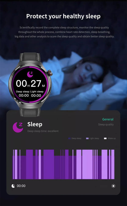GT4 Sport Smart 1.5 IPS Display IP68 Bluetooth Call - Android Watch