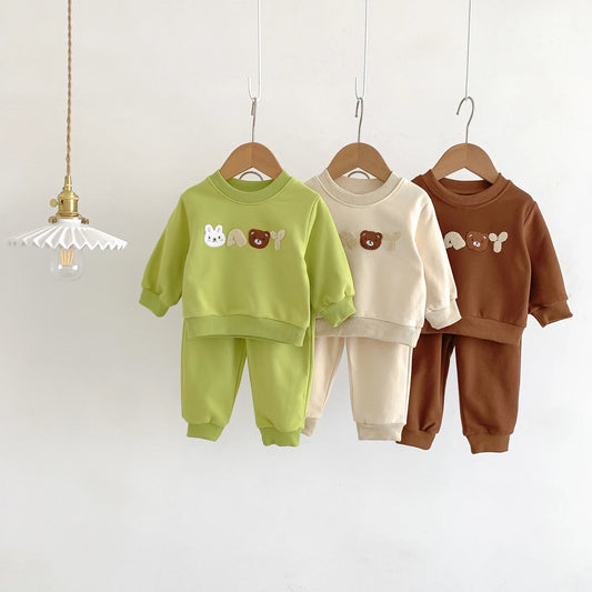 Ensembles de vêtements pour bébés garçons - Sweat-shirt en coton pour enfants