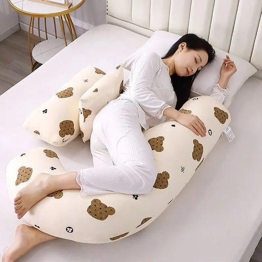 Pregnant Women Side Sleeping  Maternity Pillow