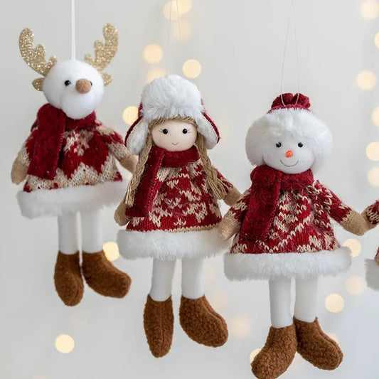 Angel Plush Christmas Ornaments