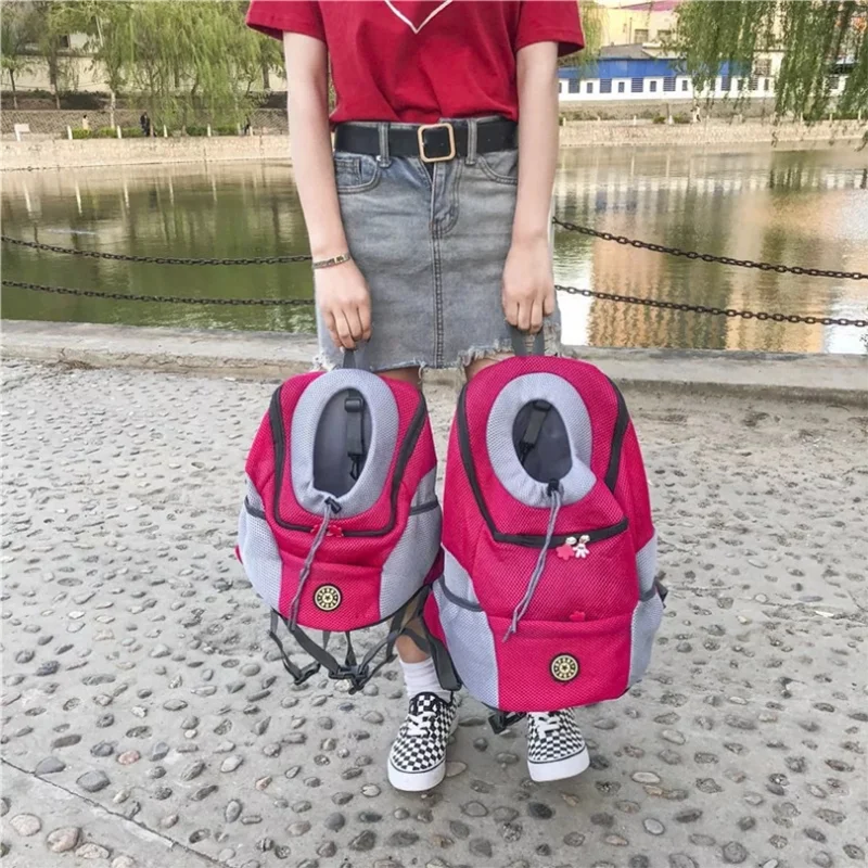 Sac à dos extérieur pour animaux de compagnie à double épaule pour le voyage