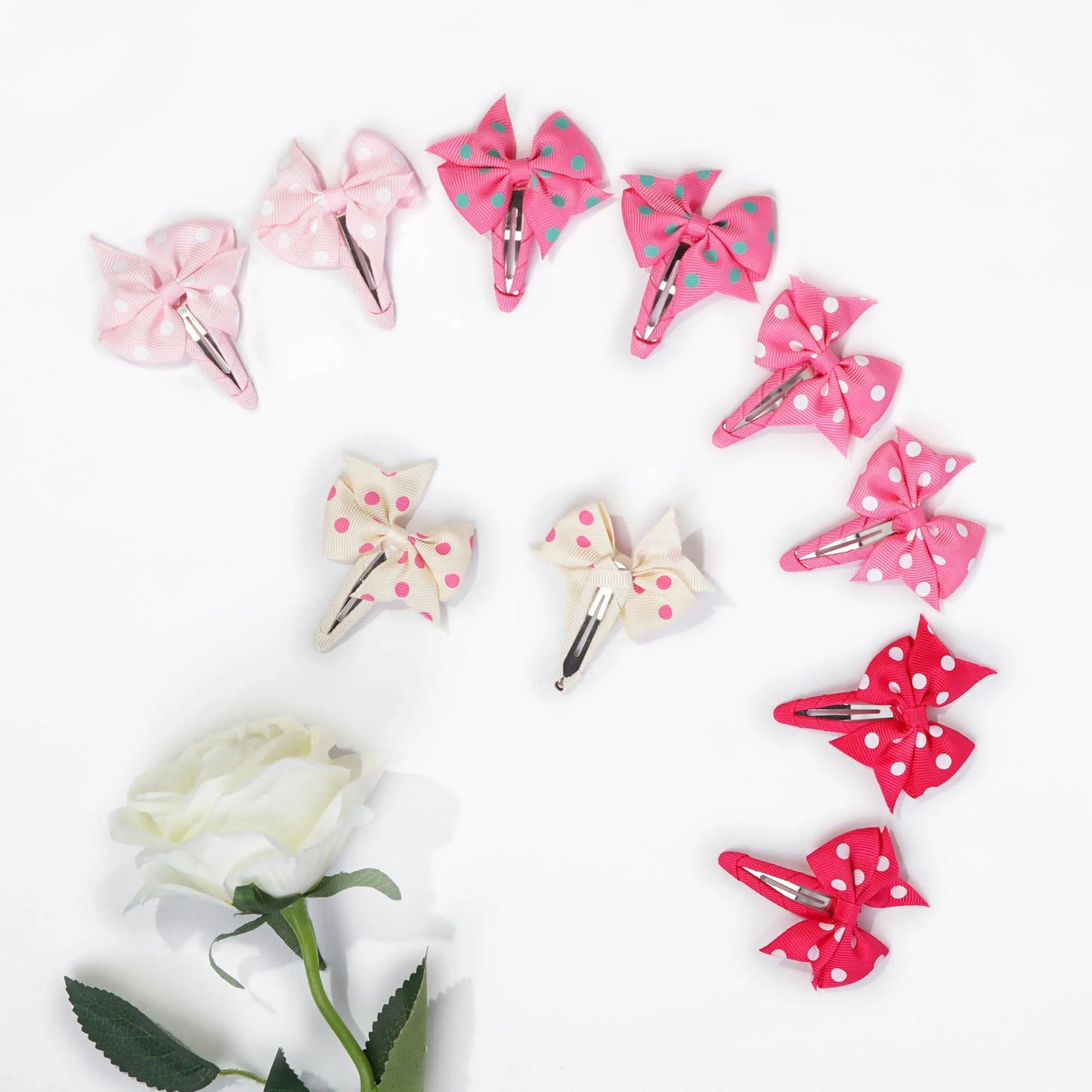 Baby Girl's Boutique Grosgrain Ribbon No Slip Hair Clips