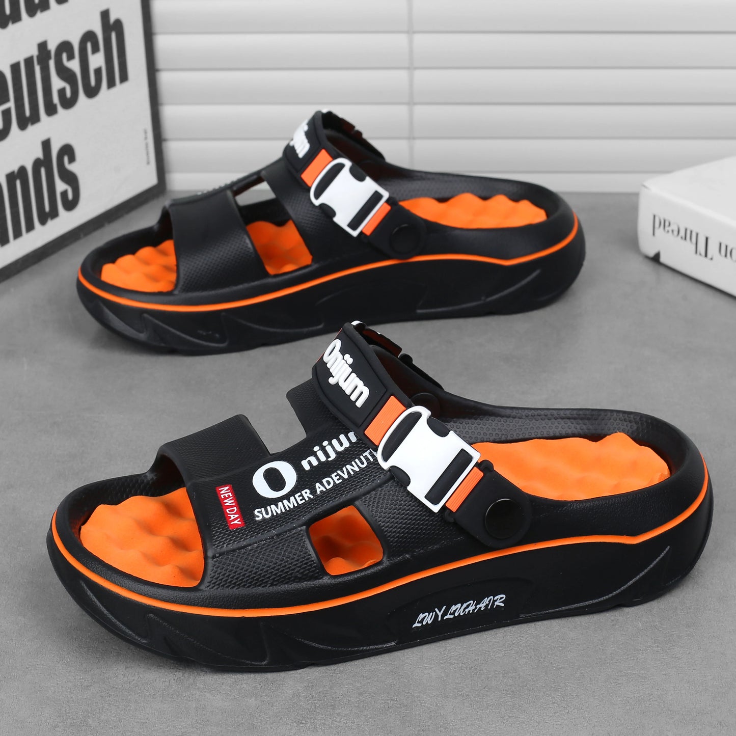 Outdoor Men's Platform Sandals/Slippers