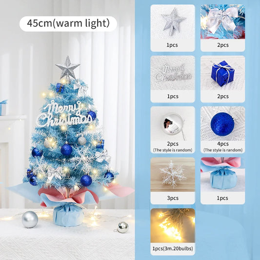 Indoor Blue Small Christmas Tree