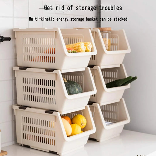 Multi-Layer Floor-Standing Kitchen Vegetable Storage Rack