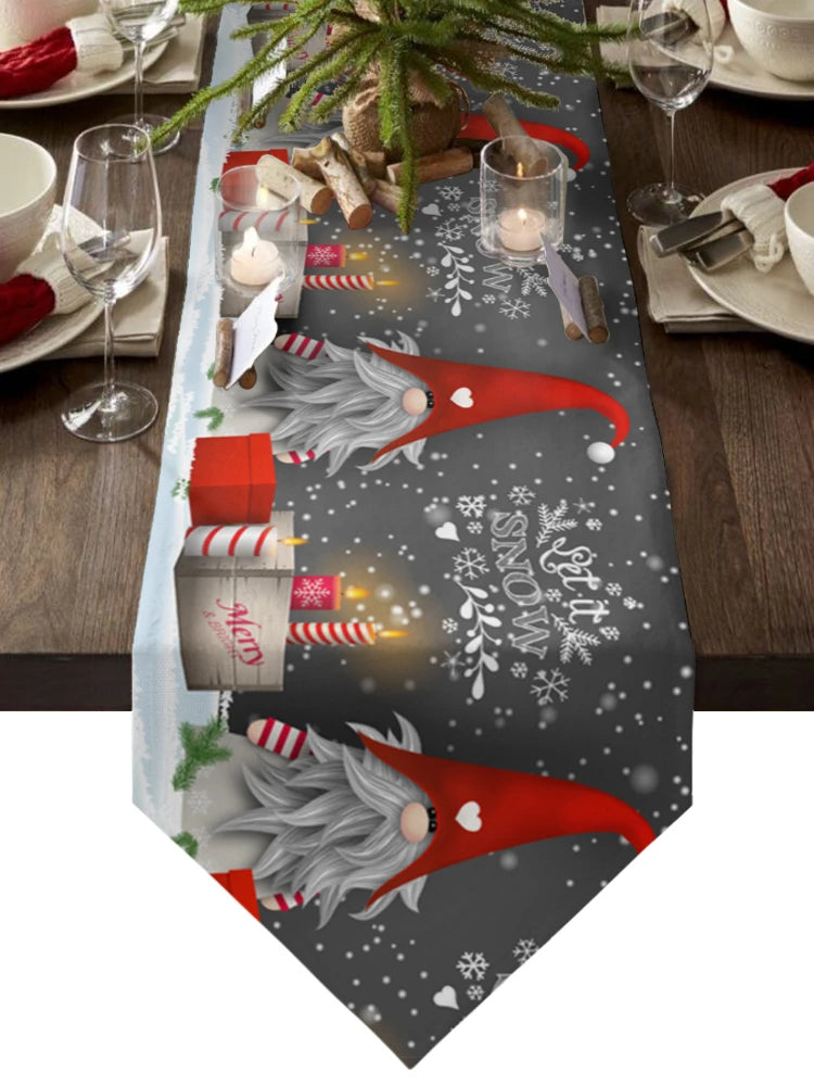 christmas table linen
