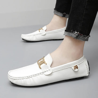 Mocassins respirants faits main pour hommes