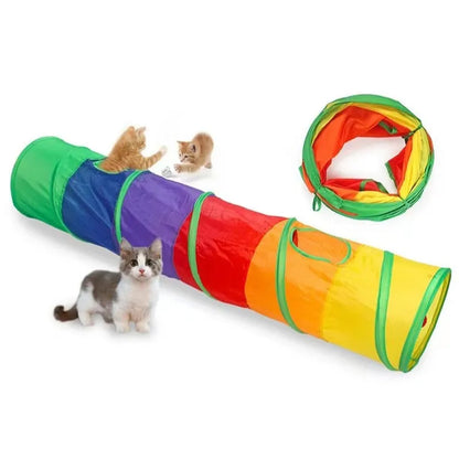Foldable Wear-Resistant Cat Tunnel