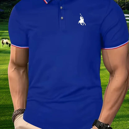Schnell trocknende Golf-Poloshirts aus Baumwollmischung