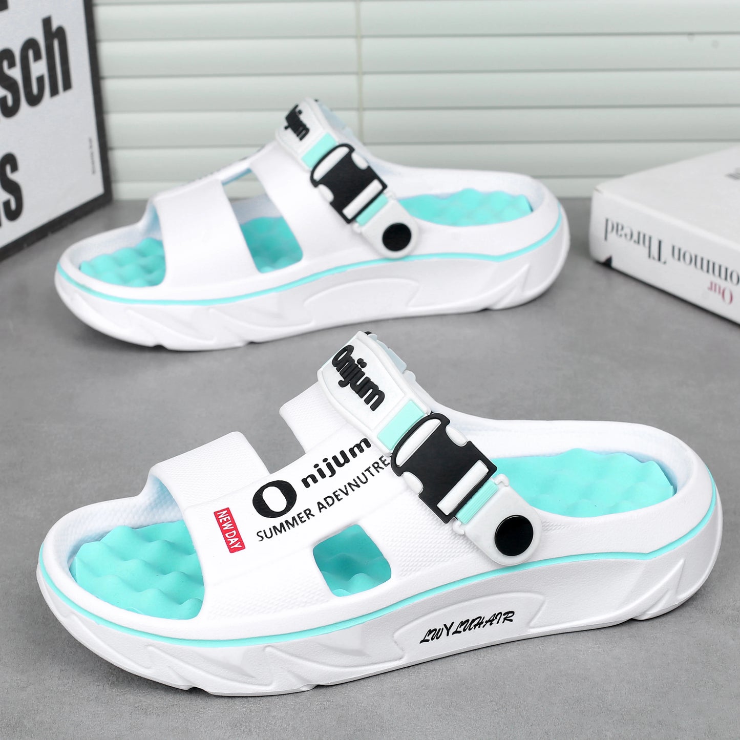 Outdoor Men's Platform Sandals/Slippers