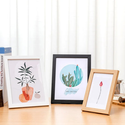 Cadre photo mural en bois