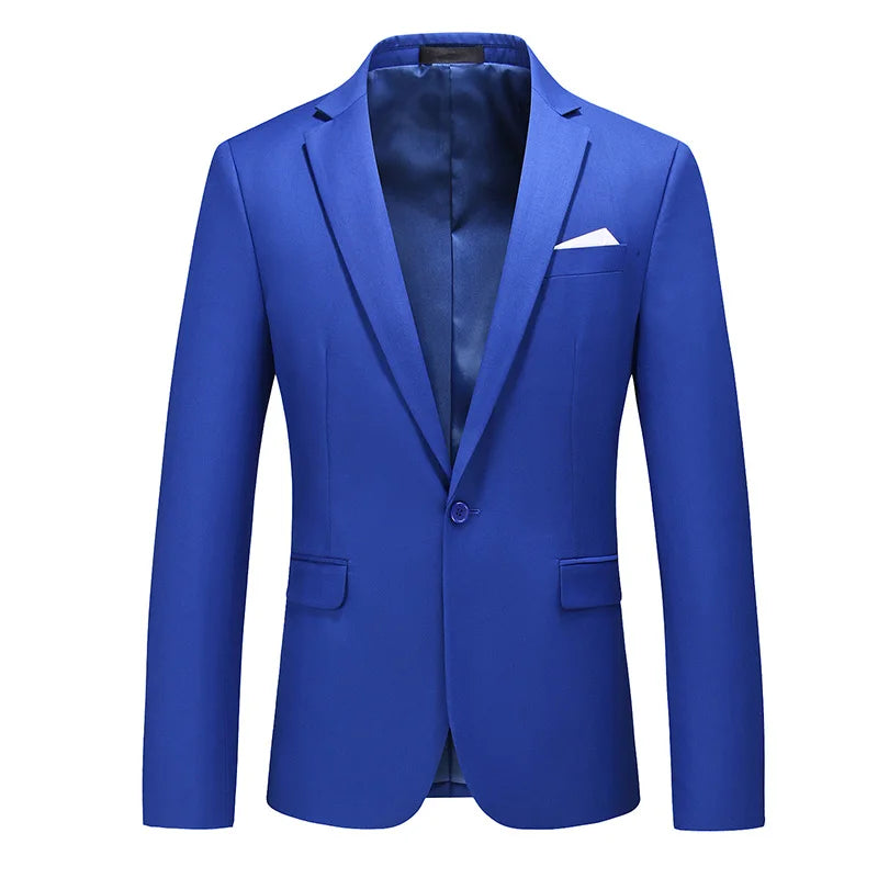 Blazer Slim Vert Vif pour Homme