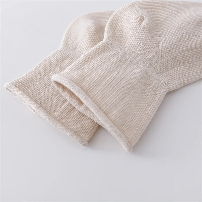 Chaussettes courtes pour bébé en tissu de coton