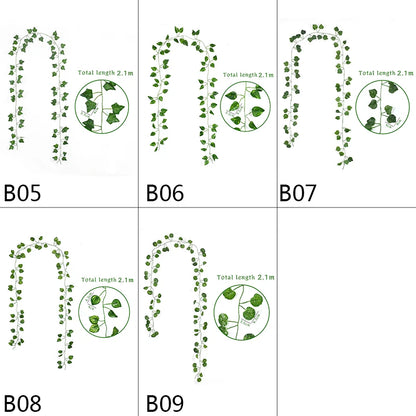 Lierre artificiel suspendu, 3 pièces
