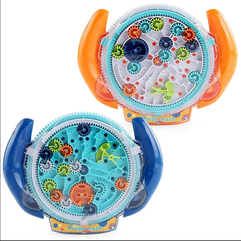 Puzzle 3D pour enfants, labyrinthe à billes et engrenages amusants