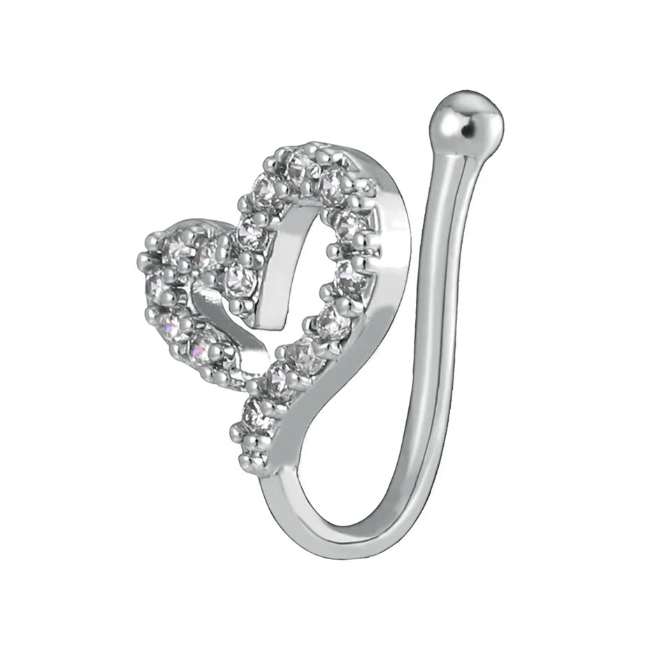 Schicke Nasenmanschetten mit Zirkonia