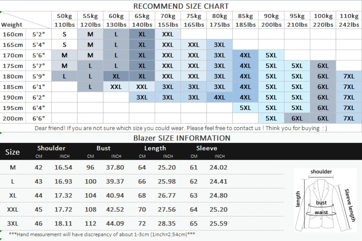 Blazer de costume imprimé de style coréen pour hommes