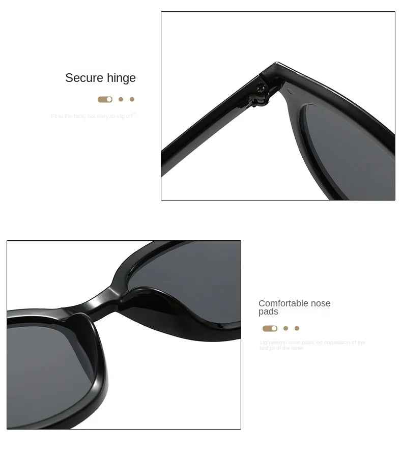 Lunettes de soleil rétro dégradées aux rayons UV