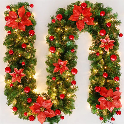 christmas lighted garland
