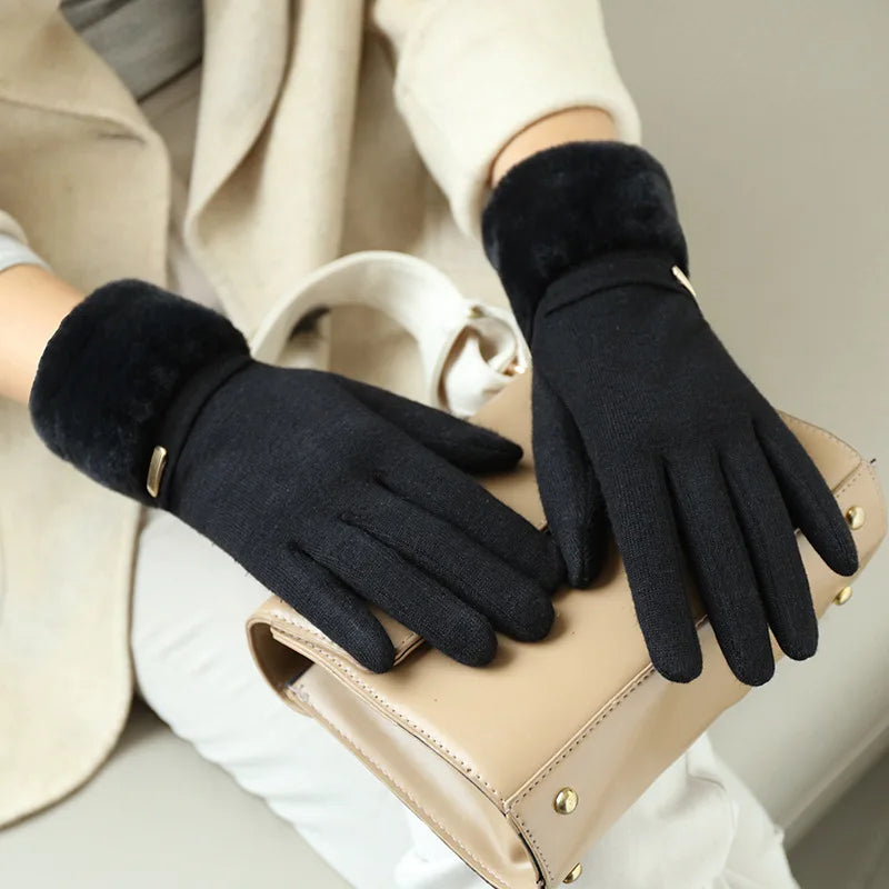 Warm Velvet Touchscreen Gloves