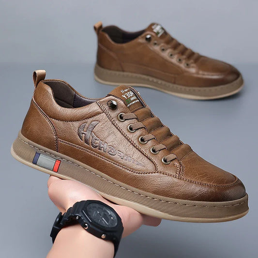 Men's Genuine Leather Sneakers