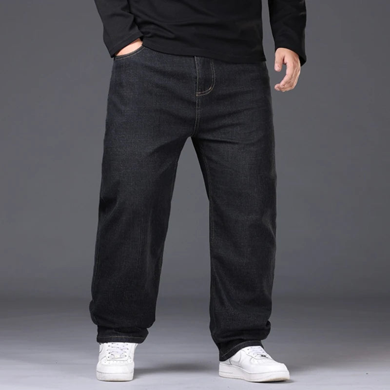 Baggy Y2K Plus Size Cargo Jeans für Herren 